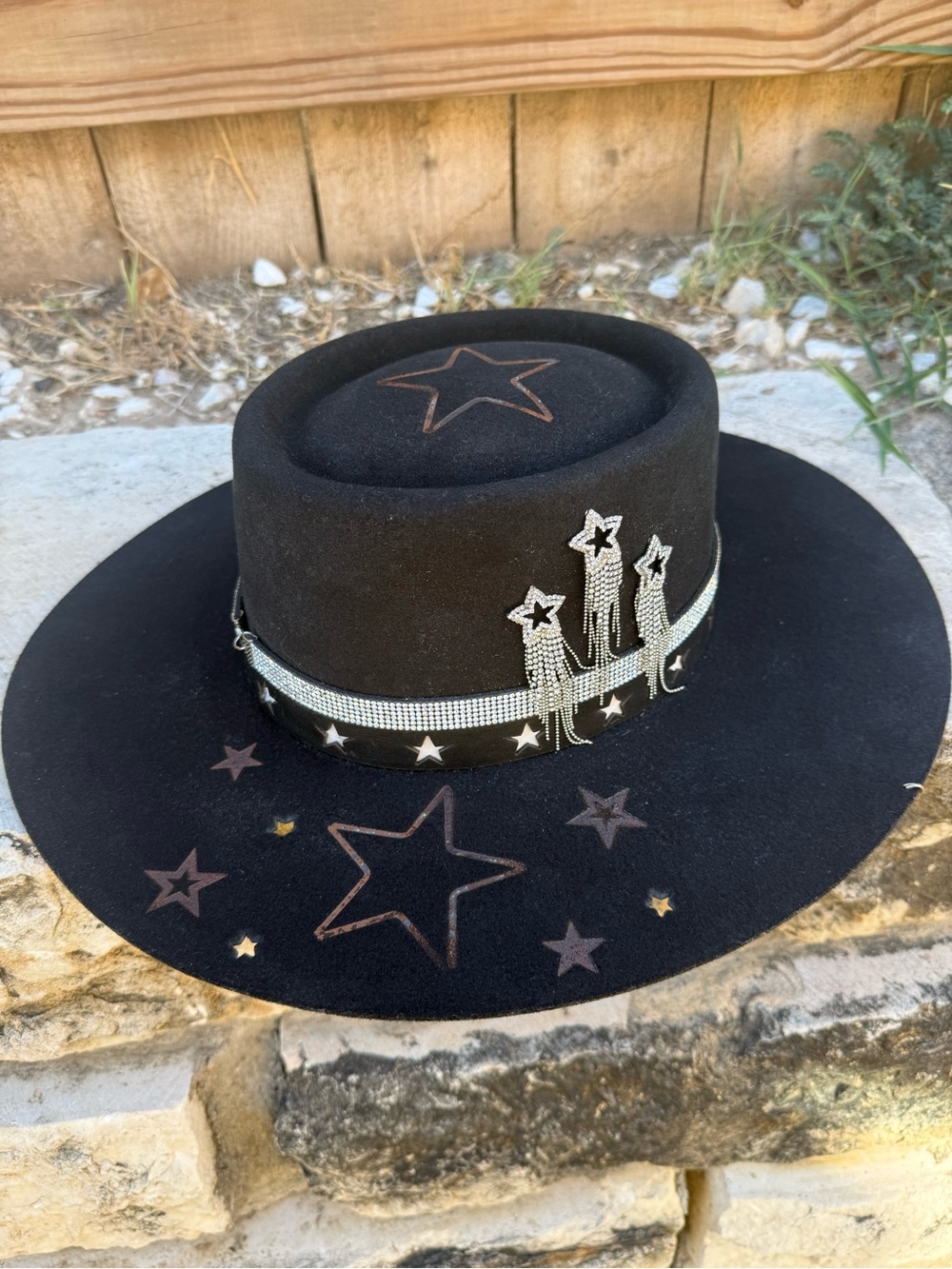 Black Charlie 1 Horse Custom Hat